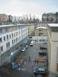 Derniers jours de la Ficelle, le métro de Lausanne La rame de la Ficelle qui conduit les passagers de la Gare au Flon. Une rame plus longue existe du Lac au Flon.