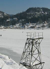 Lac de Joux gelé, photo datant de lhiver 2003